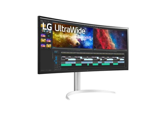 96,5cm/38' (3840x1600) LG UltraWide 38BQ85C-W 21:9 UWQHD IPS Curved 5ms 75Hz HDMI DP USB-C Speaker White