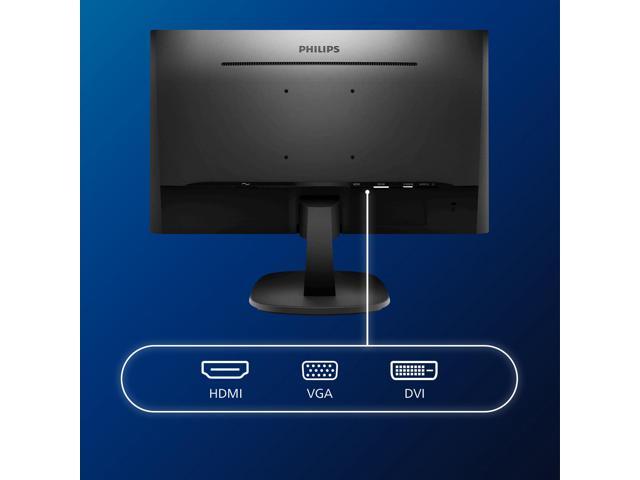 68,6cm/27'' (1920x1080) Philips V-line 5ms 16:9 DVI HDMI VGA LS Full HD Black