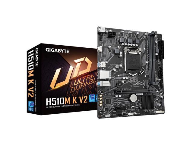 Gigabyte H510M K V2 Motherboard Micro ATX DDR4 Intel H470 PCI E x16 LGA1200