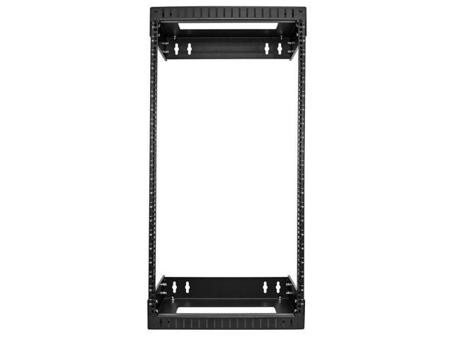 StarTech. com RACK-21U-20-WALL-OA 21U 19' Wall Mount Network Rack - Adjustable Depth 12-20' 2 Post Open Frame Server Room Rack for AV/Data/ IT...