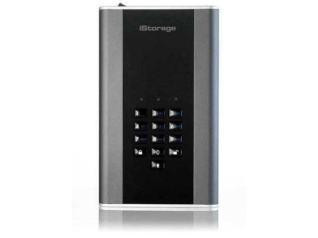 iStorage diskAshur DT2 12TB Secure encrypted desktop hard drive - FIPS Level 3 certified, Password protected, military grade hardware encryption...
