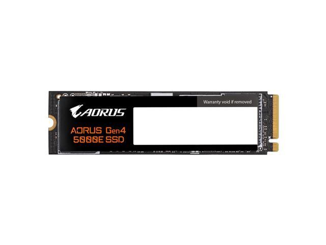 Gigabyte SSD 1.0TB AORUS 5000E 2280 M.2 NVMe Up to 5,000 MB/s 3D TLC NAND Flash