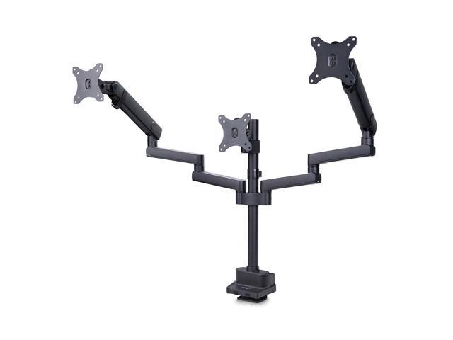 Startech Triple monitor desk mount with support up to 27' monitors with height adjustable articulating arms - VESA 75x75/100x100, Tool-Less Arm...