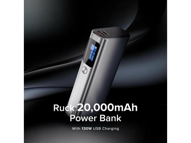 Alogic Ruck 20,000mAh Power Bank with 130W Output - USB-C and USB-A ports R20KPB130W