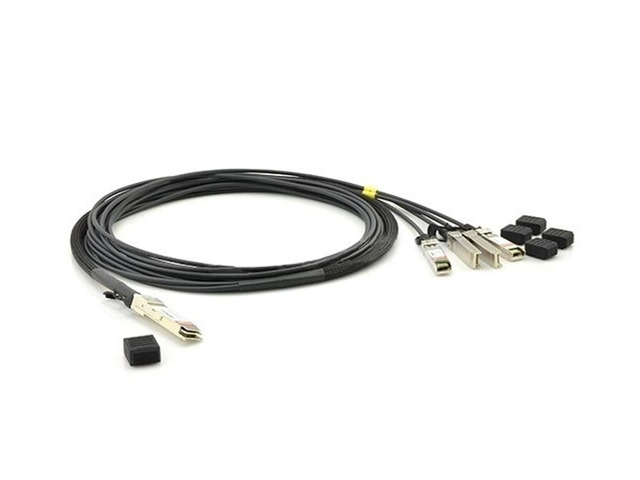Passive copper split cable IB twin port