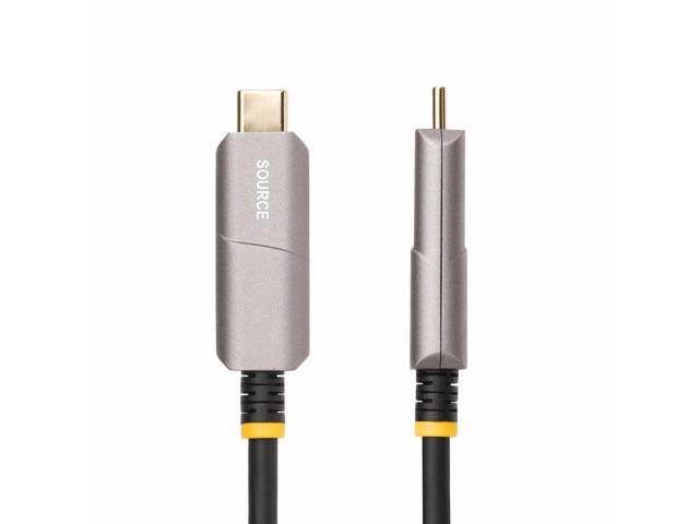 StarTech.com 30ft (9.15m) USB-C to HDMI 2.0 Active Optical Cable (AOC) 4K 60Hz USB Type-C to HDMI Adapter Cable CL3 Rated - image 2