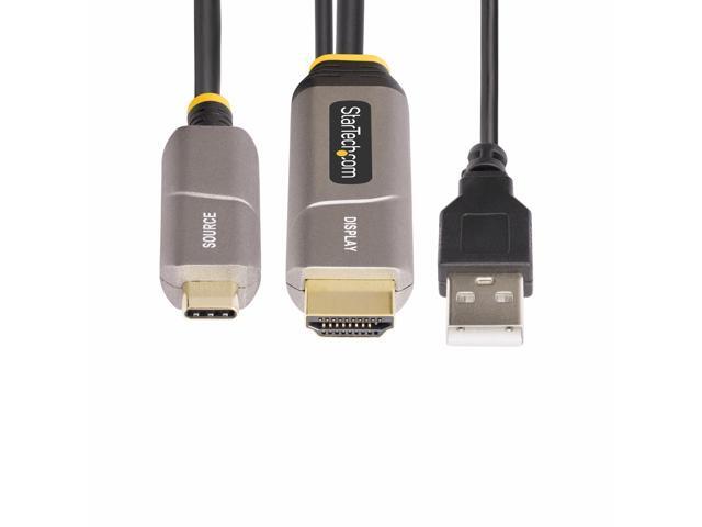 StarTech.com 30ft (9.15m) USB-C to HDMI 2.0 Active Optical Cable (AOC) 4K 60Hz USB Type-C to HDMI Adapter Cable CL3 Rated - image 6