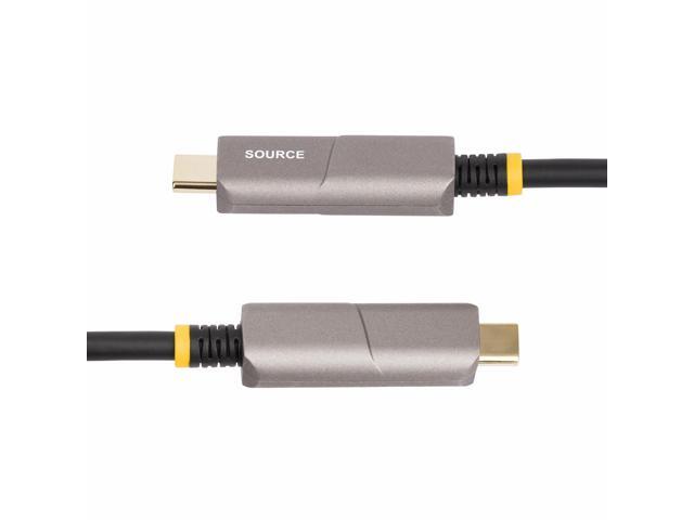 StarTech.com 30ft (9.15m) USB-C to HDMI 2.0 Active Optical Cable (AOC) 4K 60Hz USB Type-C to HDMI Adapter Cable CL3 Rated - image 4
