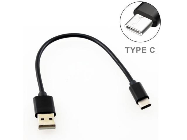 Black Short Type-C Cable Rapid Charge USB Power Wire Sync USB-C Data Cord Compatible With OnePlus 6