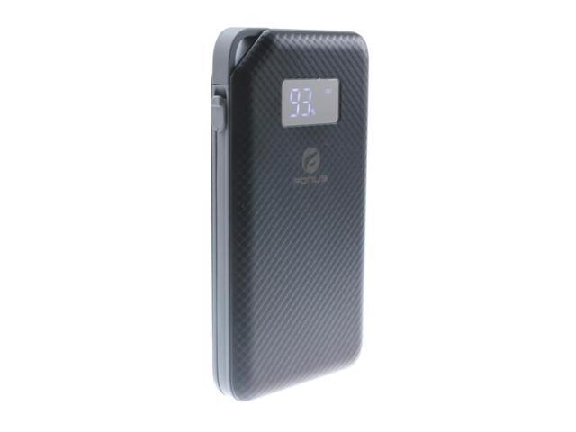 Slim 10000mAh Portable Battery Charger Backup 2-Port USB Power LED Display Rapid Compatible With Essential Phone (PH-1)