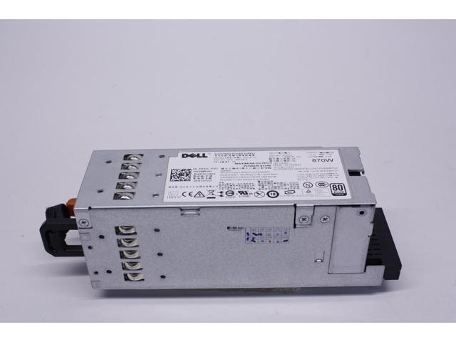 Dell PowerEdge R710 T610 PowerVault NX3000 NX3100 Server Power Supply 870W YFG1C VT6G4 7NVX8 D263K N870P 330-4524