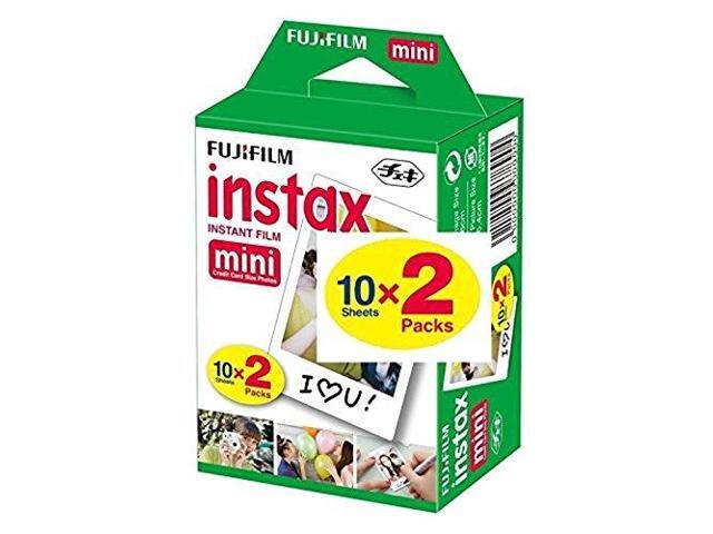 Fujifilm INSTAX Mini Instant Film Twin Pack (White)