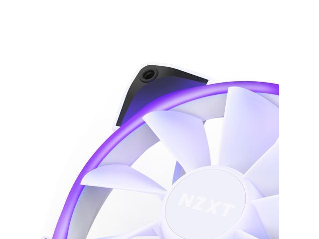 NZXT AER RGB 2 White - 120mm - RGB LED - Fluid Dynamic Bearing - PWM Fan for Hue 2 - Single