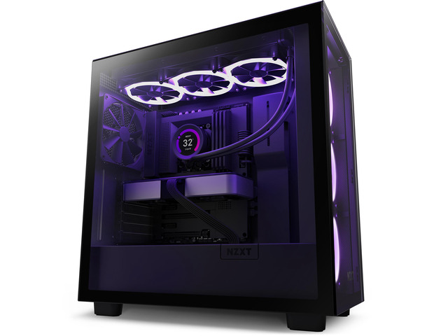 NZXT H7 Elite - Premium Mid-Tower PC Gaming Case - RGB LED & Smart Fan Control -