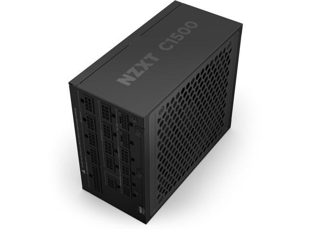 NZXT - C - 1500W ATX 3.1 80 Plus Platinum Fully Modular Power Supply Low-Noise - Black - image 3