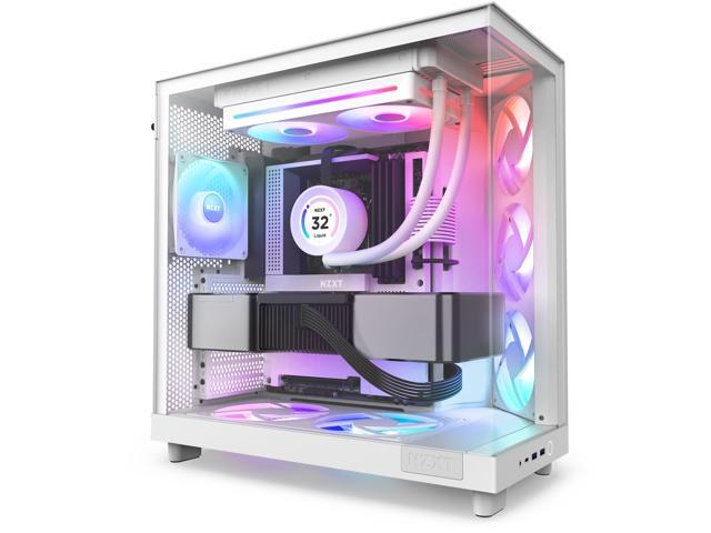 NZXT - F240 RGB Core - 240mm Single-Frame Case Fan Unit with 2 x 120mm RGB Fans and Fluid Dynamic Bearings - White - image 7