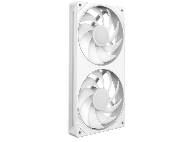 NZXT - F240 RGB Core - 240mm Single-Frame Case Fan Unit with 2 x 120mm RGB Fans and Fluid Dynamic Bearings - White - image 8