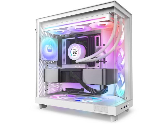 NZXT - F360 RGB Core - 360mm Single-Frame Case Fan Unit with 3 x 120mm RGB Fans and Fluid Dynamic Bearings - White - image 7