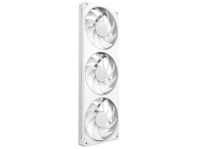 NZXT - F360 RGB Core - 360mm Single-Frame Case Fan Unit with 3 x 120mm RGB Fans and Fluid Dynamic Bearings - White - image 8