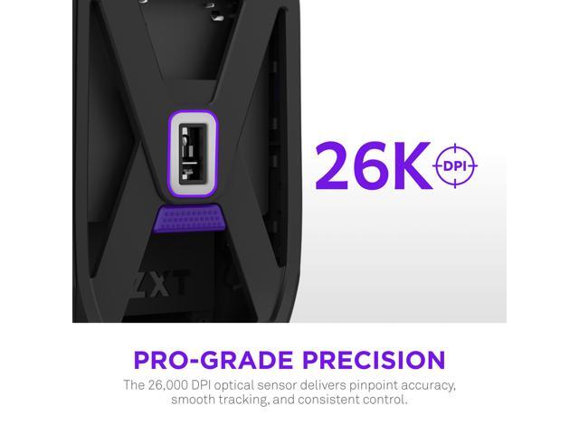 NZXT Lift Elite Wireless Gaming Mouse - Ultra-Lightweight 57 g - 4K/8K Polling Rates, Optical Switches, 26K DPI Optical Sensor - Long Battery Life...