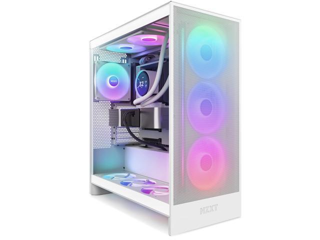 NZXT - F420 RGB Core - 420mm Single-Frame Case Fan Unit with 3 x 140mm RGB Fans and Fluid Dynamic Bearings - White - image 5