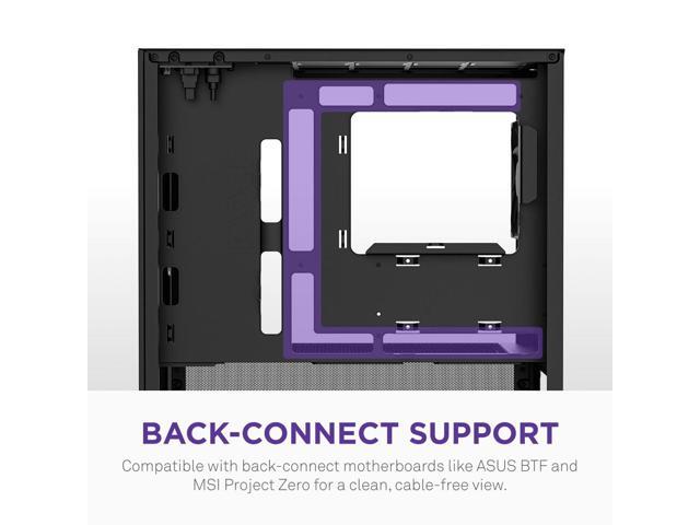 NZXT - H3 Flow Micro-ATX High-Airflow PC Case - Black - image 6