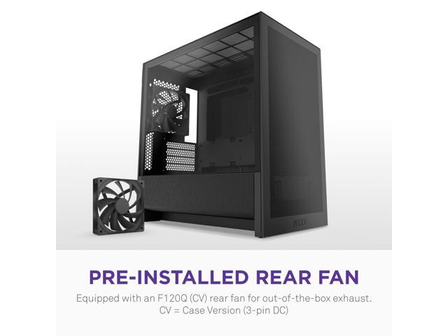 NZXT - H3 Flow Micro-ATX High-Airflow PC Case - Black - image 8