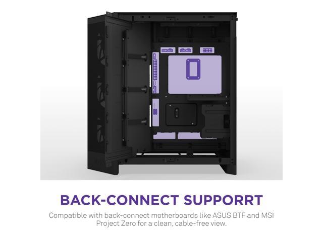 NZXT - H9 Flow RGB 2025 ATX Mid-Tower Dual-Chamber PC Case - Black - image 8