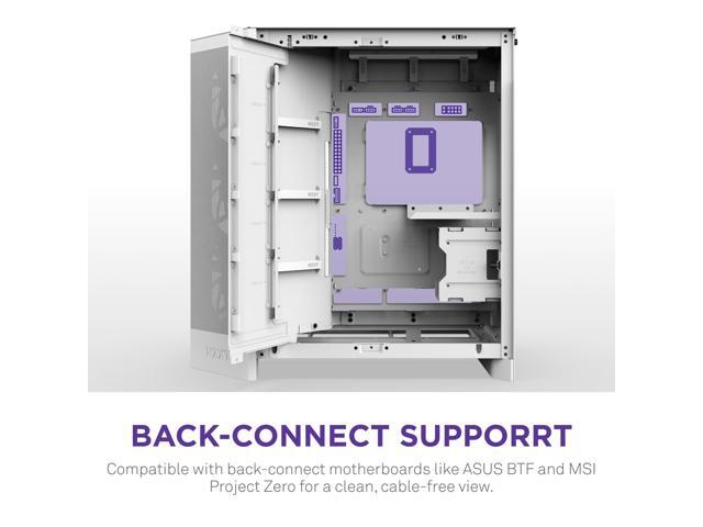 NZXT - H9 Flow RGB 2025 ATX Mid-Tower Dual-Chamber PC Case - White - image 6