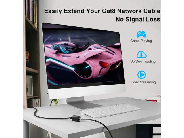 CableCreation Cat 8 Ethernet Cable,Cat8 Extension Cable, Double Shielded Highly Speed 40Gbps 2000MHz FTP Patch Cord, UV Resistant LAN Cable,...
