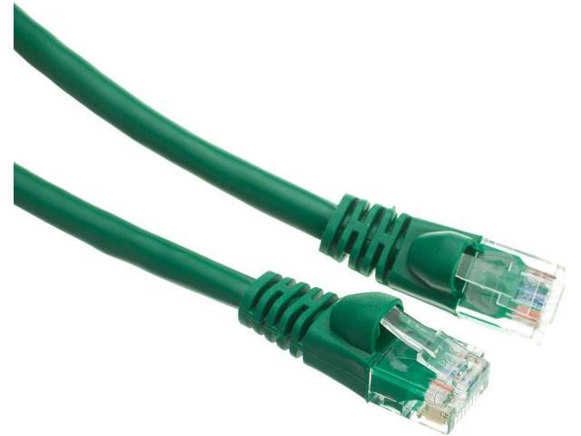 CableWholesale 15 Foot Green Cat6a Ethernet Patch Cable, Snagless/Boot with RJ45 Connector, 500 MHz, 24 AWG, UTP(Unshielded Twisted Pair) Stranded.