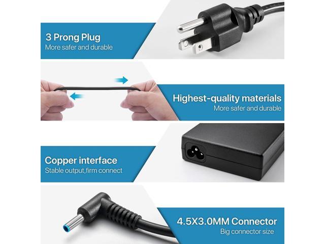 AC Charger for HP 120W Power Adapter, HP Laptop Charger for HP USB-C Dock G5 USB-C/A Universal Dock G2 5TW13AA Envy 15 17 Series Omen 15-5000 5100...