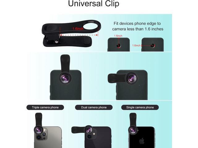 Godefa Phone Camera Lens Kit, 14 in 1 Lenses with Selfie Light for iPhone 14 13 12 11 Xs X Pro Samsung and Other Andriod Smartphone, Universal Clip...