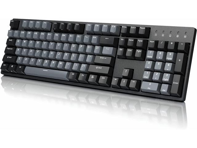 DURGOD Heavy Duty Mechanical Keyboard with Cherry MX Brown Switches N-Key Rollover 104 Keys(PBT Keycaps) Type C Interface for.