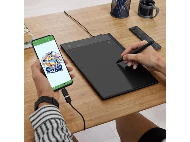VEIKK A30 V2 Drawing Tablet 10x6 Inch Graphics Tablet with Battery-Free Pen and 8192 Professional Levels Pressure