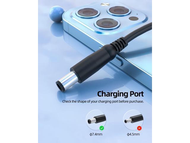 65W Charger Fit for Dell Latitude 3140, 3140 2-in-1 P32T002 P33T002 Laptop AC Power Supply Adapter Cord, (UL Safety Certified Products)