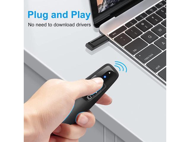Presentation Clickers for PowerPoint, Clicker for Laptop Presentations Remote, USB Wireless Presenter Remote, Power Point Remote Clicker for...