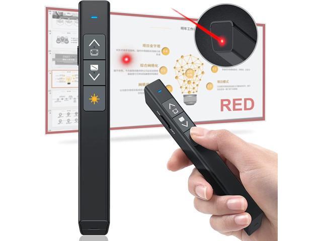 DinoFire Presentation Clicker Laser Pointer for Cats Dogs, 100FT Wireless Presenter Remote PowerPoint Clicker Presentation Remote, 2.4GHz...