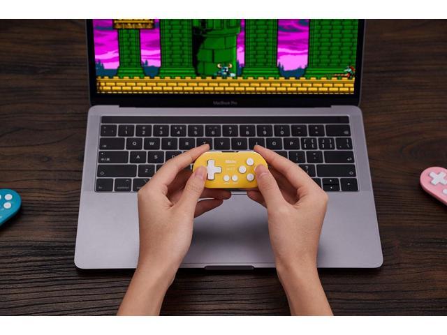 8Bitdo Zero 2 Bluetooth Key Chain Sized Mini Controller for Nintendo Switch, Windows, Android and macOS (Yellow Edition)