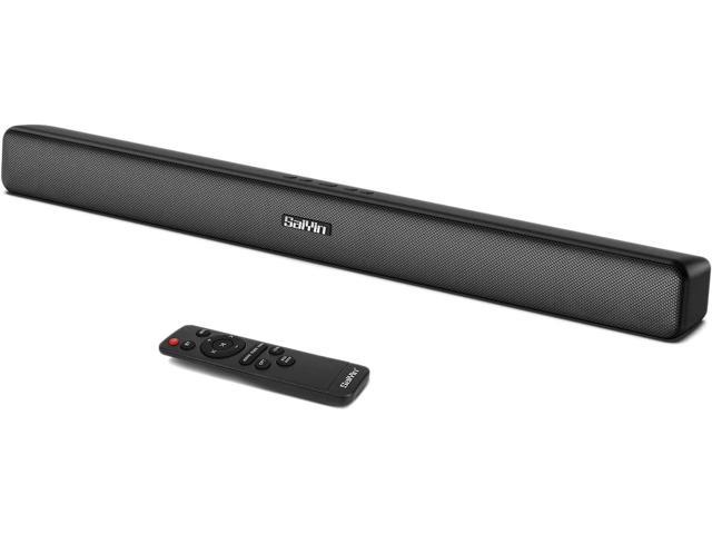 RIOWOIS Sound Bar, Sound Bars for TV, Soundbar, Surround Sound System Home Theater Audio with Wireless Bluetooth 5.0 for PC Gaming, AUX/Opt/Coax. photo