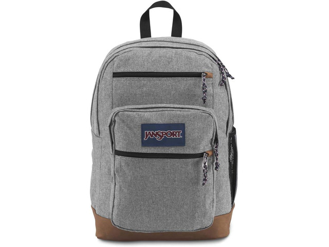 JanSport Cool Student Backpack for College Students, Teens, with 15-inch Laptop Sleeve, Grey Letterman - Large Computer Bag Rucksack with 2...