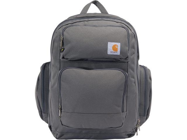 Carhartt Unisex Adult Force Pro Backpack with 17-Inch Laptop Sleeve and Portable Charger Compartment, Grey, One Size