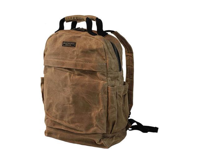 Waxed Canvas Backpack Rugged & Water-Resistant Rucksack with Laptop Sleeve Built for Work, Travel, & Everyday Carry - Canvas Backpack for Men and...