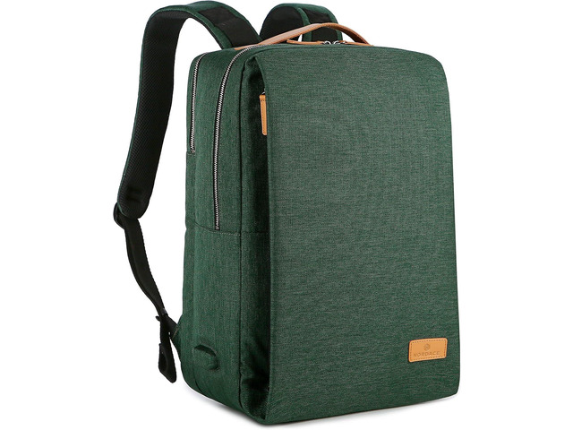 Nordace Siena Smart Backpack with USB Charging - 15.6 Inch Laptop Backpack, 19L Daily Backpack for Travel, Everyday, or Work (Dark Green)