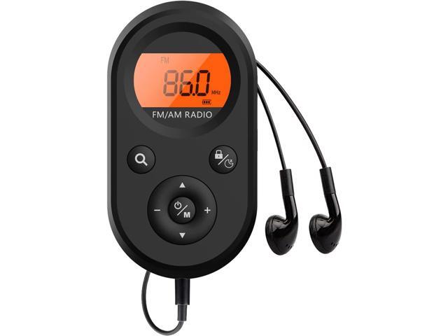 AM FM Portable Radio,Personal Pocket Radio Rechargeable with Best Reception,Long Battery Life,Stereo Earphone,Small Digital Transistor Radios for...