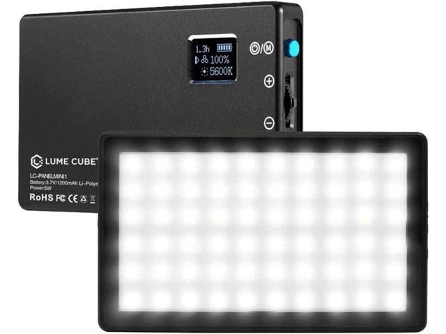 Lume Cube Bicolor Panel Mini LED Light for Professional DSLR Cameras Adjustable Panel Mini, LCD Display Photo and Video Lighting, Long Battery. photo