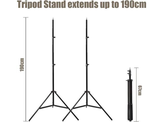 Godox Professional Studio Strobe Lights Kit for Photography, Strobe Softbox Lighting Kit, 2x180W 5600K Monolights with Trigger, Softbox, Light Stands