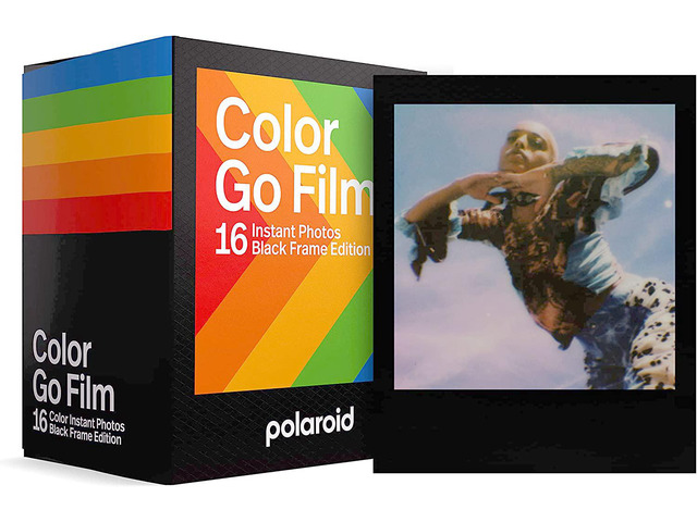 Polaroid Go Color Film - Black Frame Double Pack (16 Photos) (6211) - Only Compatible with Polaroid Go Camera