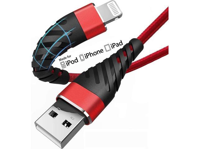 (2 Pack) Long iPhone Charger 10ft for [MFi Certified],CyvenSmart 10 Foot Lightning Cable Fast Charging Cord 10 Feet for iPhone 12/12 Pro/11/11.