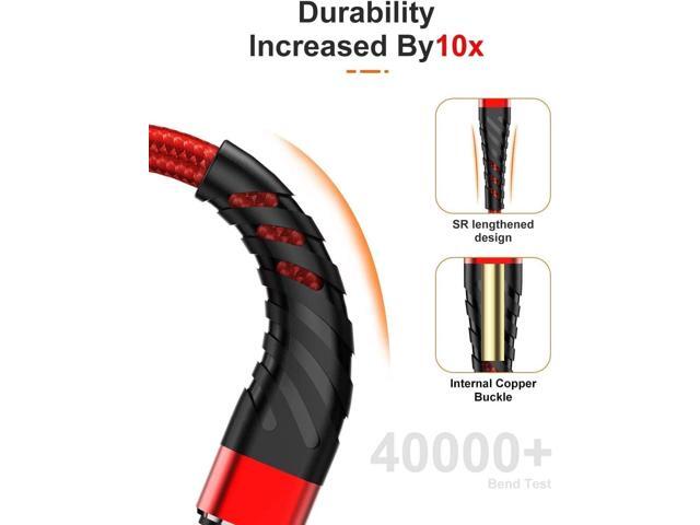 (2 Pack) Long iPhone Charger 10ft for [MFi Certified],CyvenSmart 10 Foot Lightning Cable Fast Charging Cord 10 Feet for iPhone 12/12 Pro/11/11...